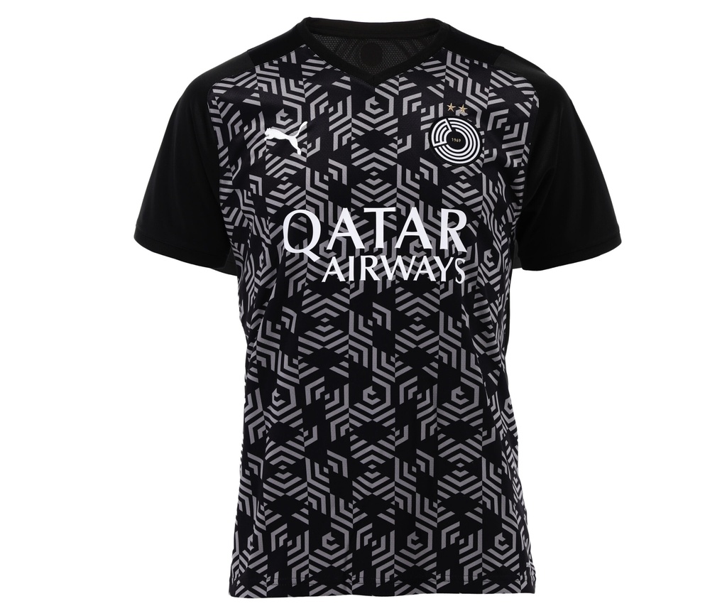 Al Sadd Away Shirt Jr Puma Black-Steel G